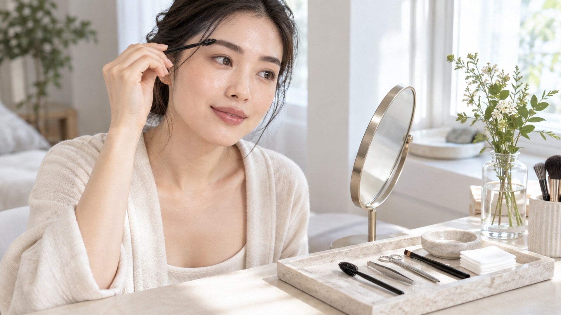 眉毛が剛毛で硬い人向け！柔らかく見せる整え方とふんわり眉メイクのコツ
