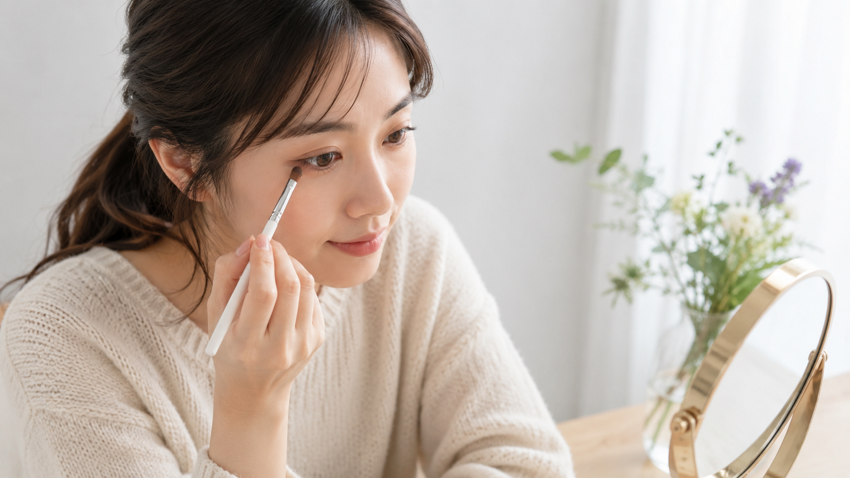 アイシャドウが下まぶたにつく原因とパンダ目を防ぐメイク術