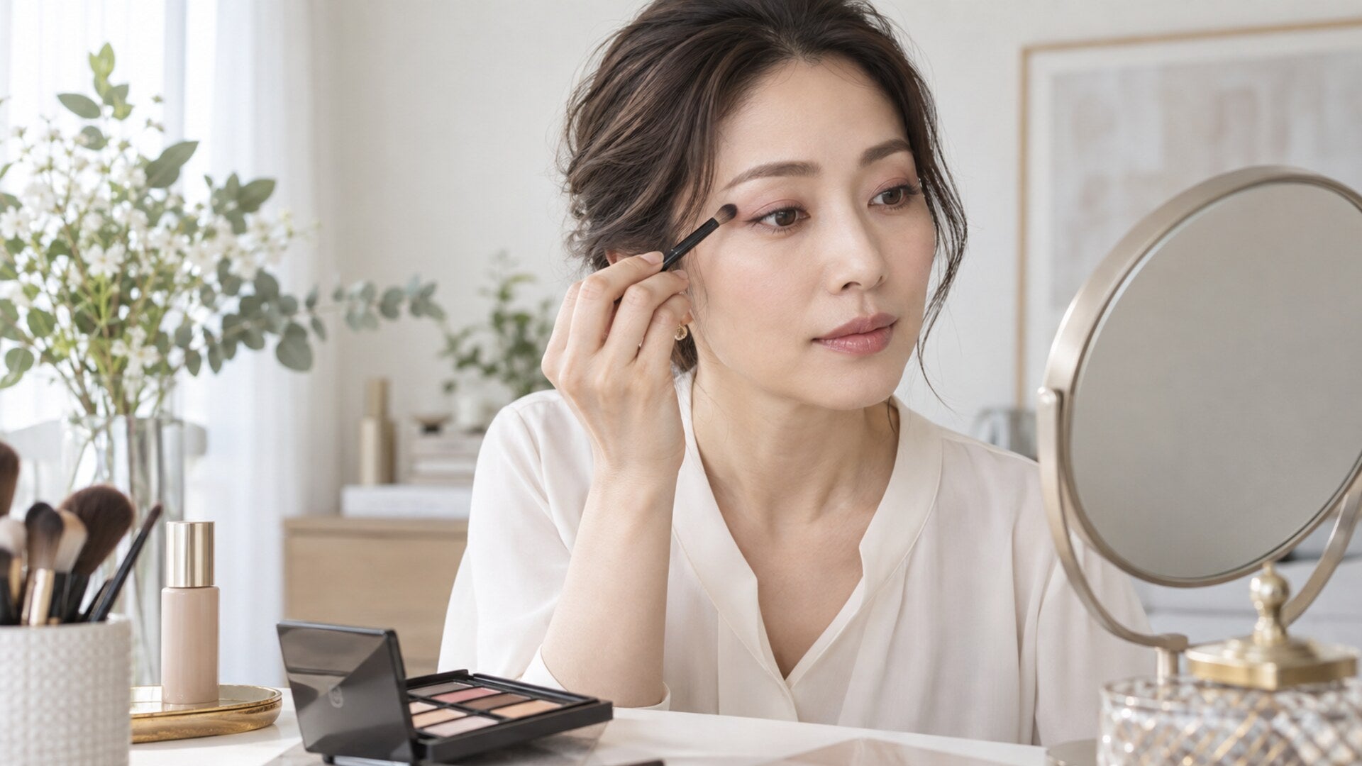 ピンクアイシャドウを大人に見せる塗り方！腫れぼったく見えない条件と単色の使い方
