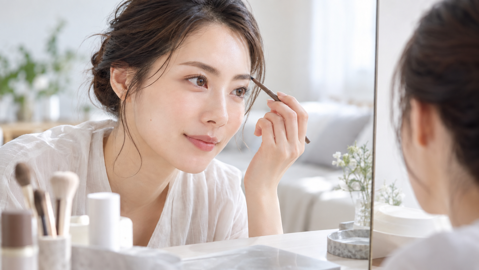 まろ眉とは？眉尻が薄い眉を自然にカバーする描き方と整え方・対策を解説